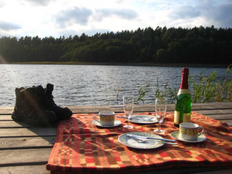 Dependance Ferienhaeuser Am Kastavensee Lychen Bagian luar foto